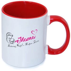 Hrnček s farebným vnútrom a uškom – Obrázok 3