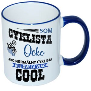 Hrnček s farebným lemom a uškom – Obrázok 3